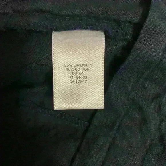 Banana Republic Straight Pants - Dark Blue -  Size 8 Petite - Picture 6 of 6